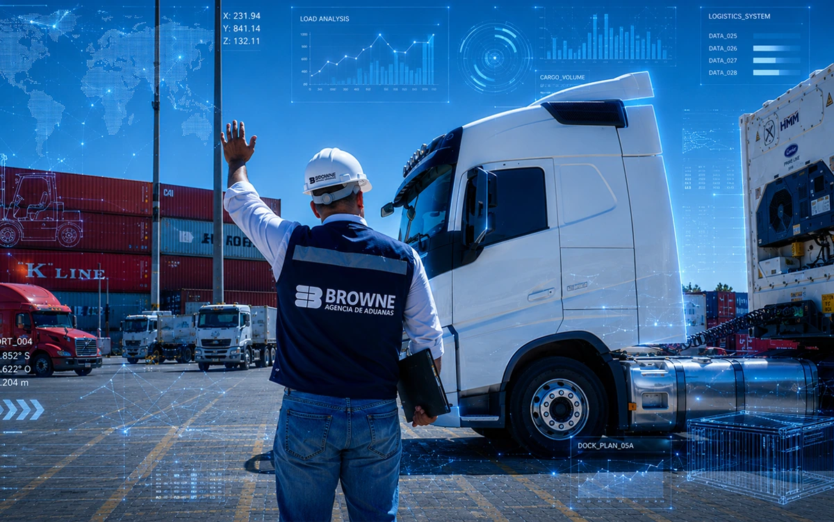 Equipo de Browne despachando operaciones en Chile